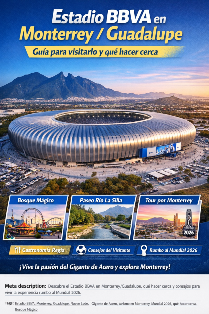 Estadio BBVA en Monterrey Guadalupe